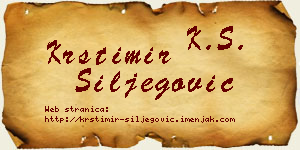 Krstimir Šiljegović vizit kartica